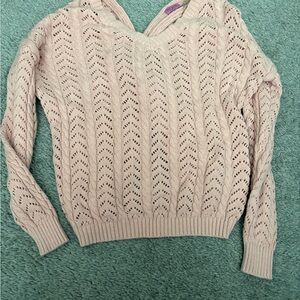Miami Women's Blush V-Neck Sweater